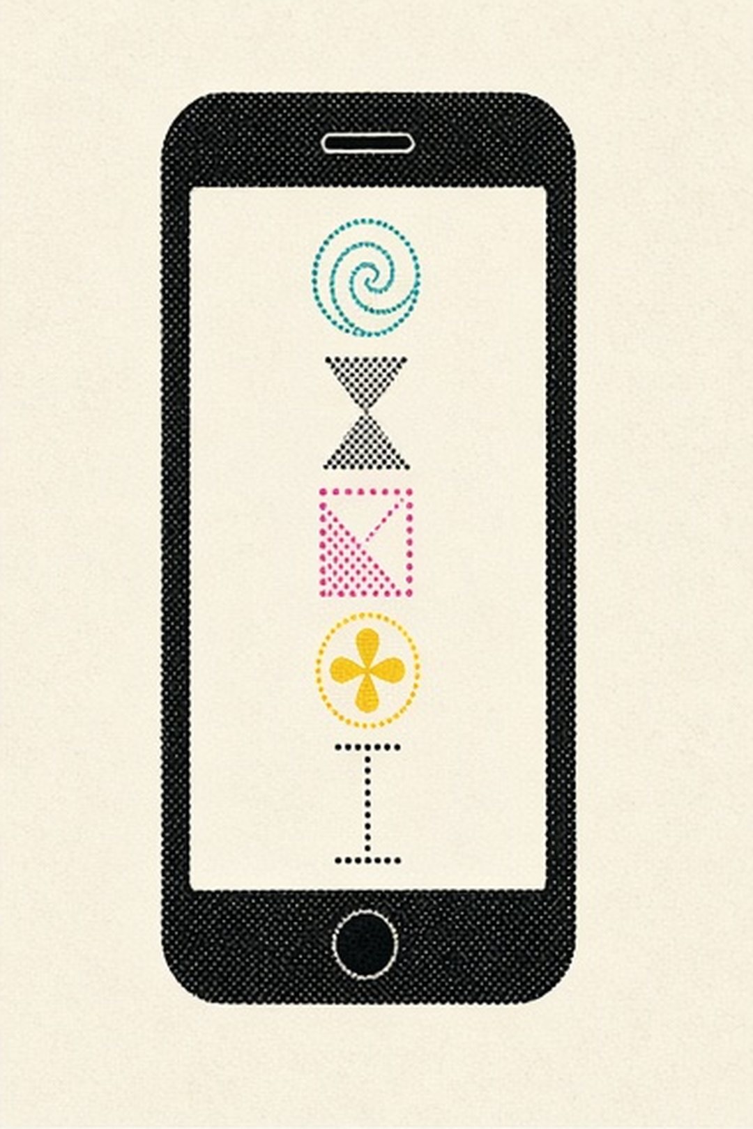 Practice strip stored within a single device silhouette with no cloud symbol